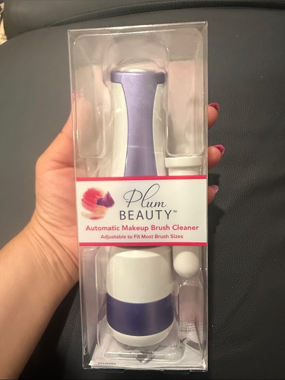 Automatic Makeup Brush Cleaner - Purple
